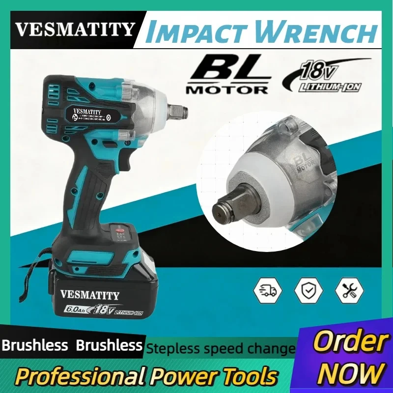 Makita Drill Dtw300 - DTW300 Bezprzewodowy Elektryczny Wkrętak Szybkoobrotowy Bezszczotkowy