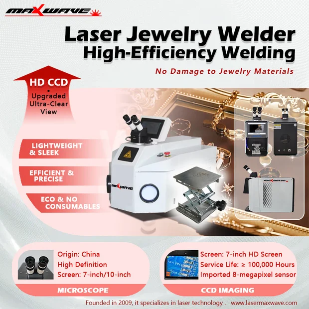 Industrial Laser Welding Machine - Laserowa spawarka punktowa YAG, biurkowa spawarka