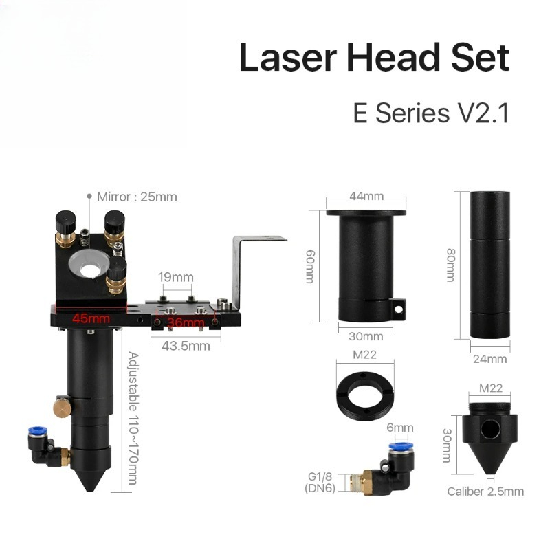 Zestaw głowicy CO2 serii Cloud – Co2 Laser Mirror recenzja i cena