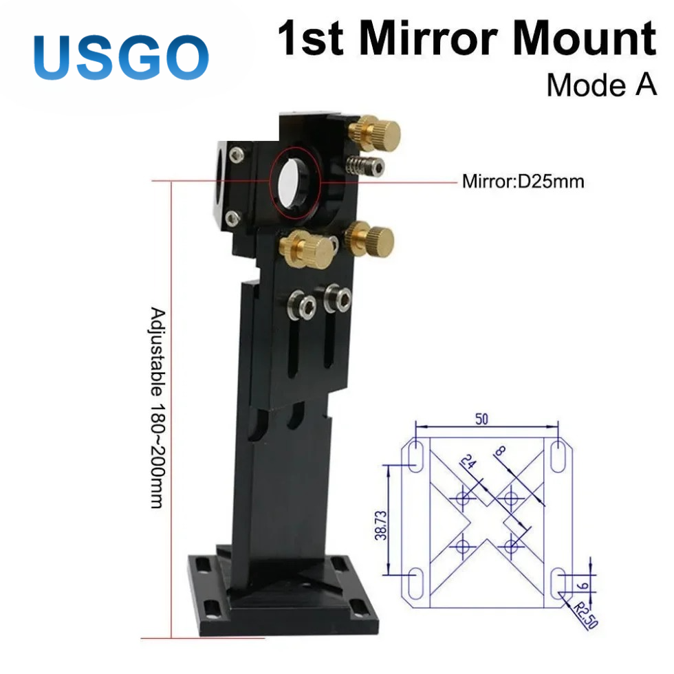 Uchwyt pierwszego lustra USGO  – Co2 Laser Mirror recenzja i cena