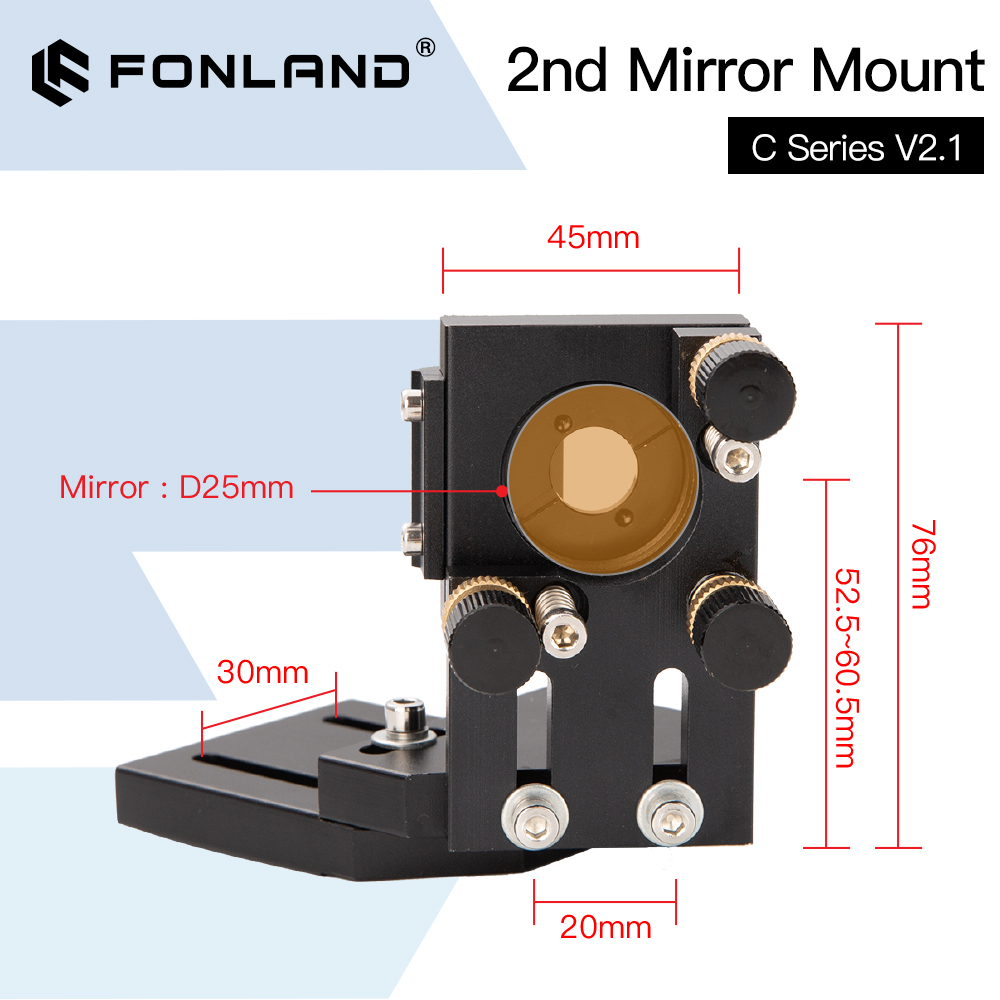 FONLAND CO2 czarne drugie lust – Co2 Laser Mirror recenzja i cena